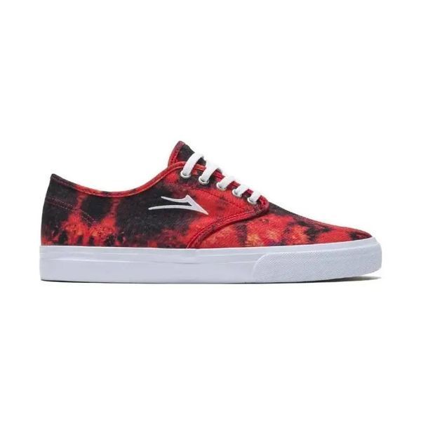 Кеди Lakai Oxford Black & Red Tie Dye
