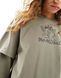 Лонгслів Urban Revivo oversized t-shirt long sleeve underlayer angel graphic