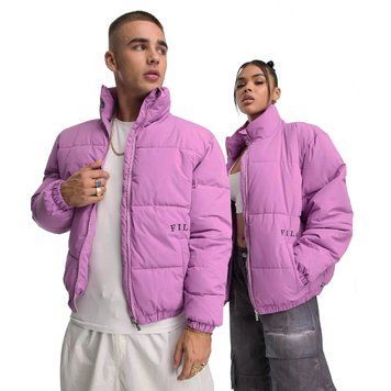 Куртка FILA Delta Unisex Solid Puffer Jacket Iris Orchid