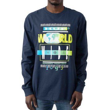 Лонгслів HUF 93 Tour LS Shirt Navy
