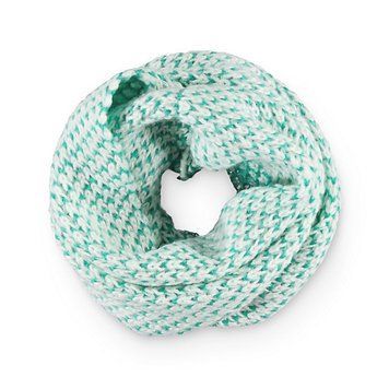 Шарф хомут Empyre Mint & White Knit Infinity Scarf