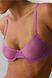 Бюстгальтер Out From Under Isabelle Mesh Underwire Plunge Bra Striking Purple