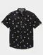 Сорочка RSQ Ditsy Skull Button Up Shirt Black