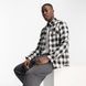 Сорочка Brave Soul cotton check shirt white & black