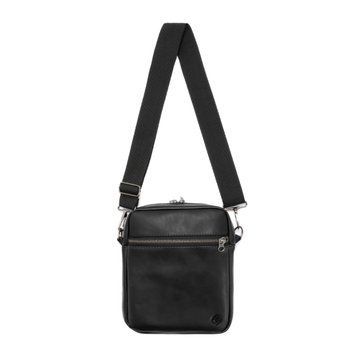 Сумка Через Плече Gard Mini Metal Zip 2 Екошкіра Чорна Глянцева
