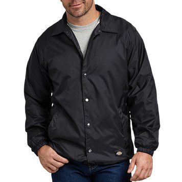 Куртка Dickies Snap Front Nylon Jacket Black