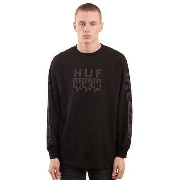 Лонгслів HUF Blackout DBC LS Shirt Black