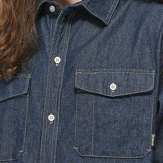 Сорочка Dravus Trades Dark Denim Long Sleeve Shirt