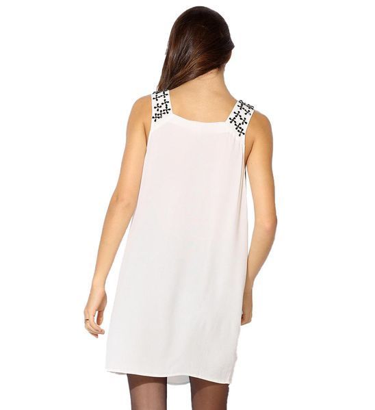 Сукня Cooperative Embellished Pinafore Dress Cream