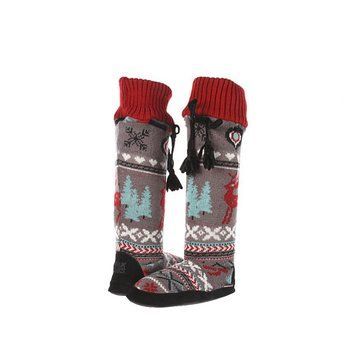 Домашнє взуття Muk Luks Angie Retro Nordic Winter Mint