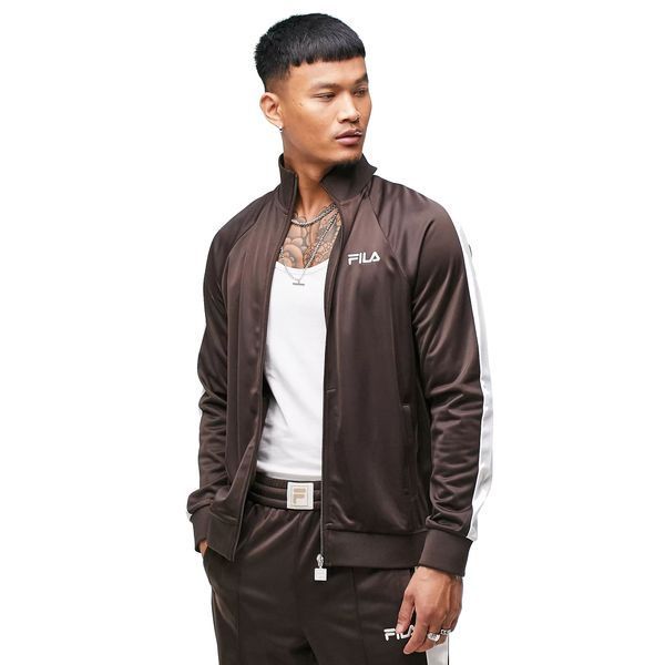 Куртка FILA Unisex Ray Side Panel Track Top Marshmallow Coffee Bean