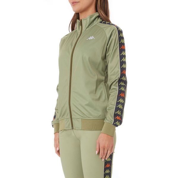 Куртка Kappa 222 Banda Faratsiho Track Jacket Green Salvia Black Smoke