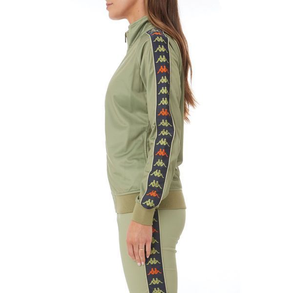 Куртка Kappa 222 Banda Faratsiho Track Jacket Green Salvia Black Smoke