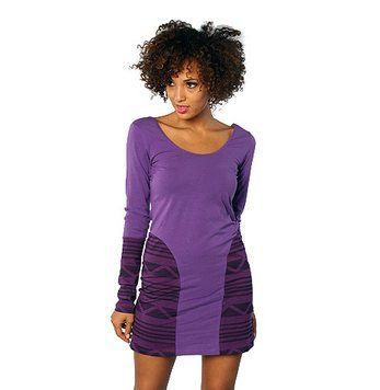 Сукня Crooks and Castles Apache Colorblock Dress Mulberry