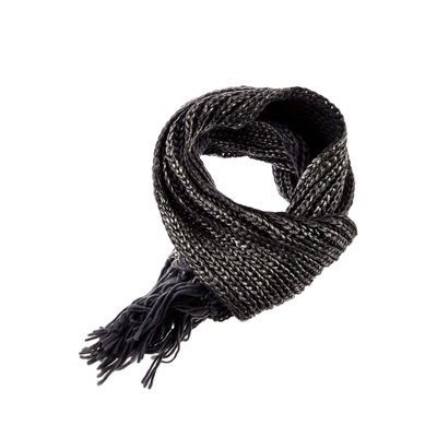 Шарф MKL Accessories Shine Bright Scarf Black and Silver