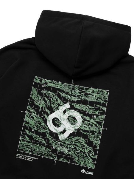 Худі Gard Oversize Digital Terrain Чорний