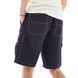Шорти Asos Design cargo shorts belt detail navy