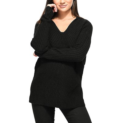 Светр Almost Famous Kyia V-Neck Hooded Black Sweater