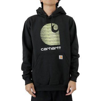 Худі Carhartt Rain Defender Midweight Loose Fit Hoodie C Logo Black