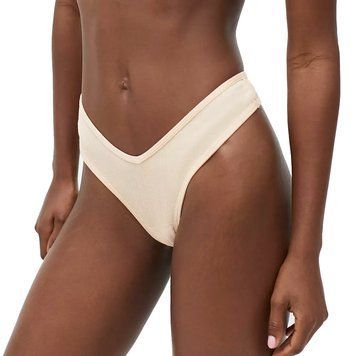 Стрінги Out From Under Ribbed V-Cut Thong Peach