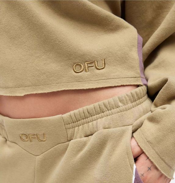 Світшот Out From Under Cozy Vibes Colorblocked Crew Neck Pullover Olive