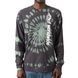 Лонгслів HUF Peak Slant Wash LS Shirt Black