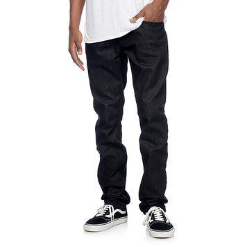 Джинси Free World Messenger Black Raw Skinny Fit Jeans