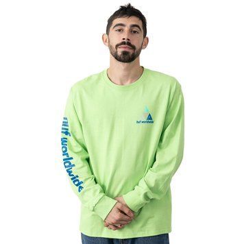 Лонгслів HUF Prism Logo Sportif LS Shirt Lime