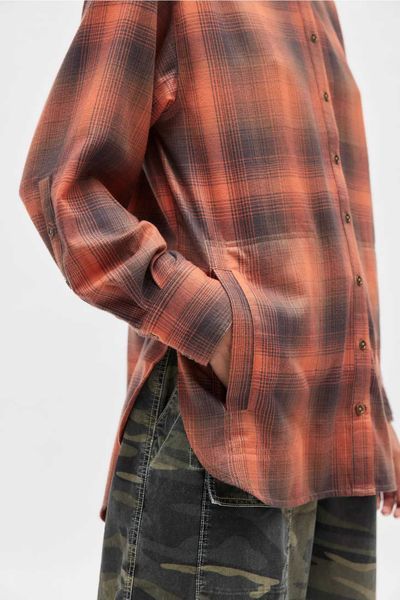 Сорочка BDG Rick Boyfriend Flannel Shirt Red