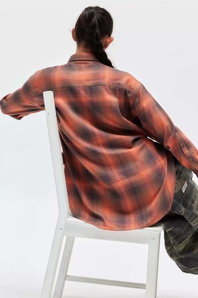 Сорочка BDG Rick Boyfriend Flannel Shirt Red