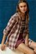 Сорочка BDG Brixton Flannel Button-Down Shirt Pink Combo