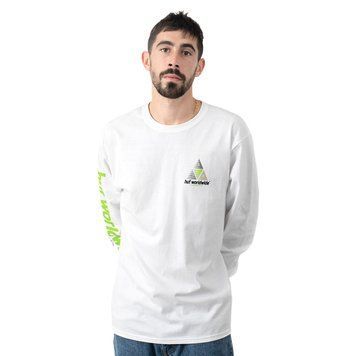 Лонгслів HUF Prism Logo Sportif LS Shirt White