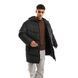 Куртка Asos Design oversized longline puffer jacket black