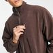 Флісова кофта ADPT oversized zip through fleece chocolate