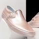Кеди сліпони Vans Classic Slip-On Metallic Sidewall Rose Gold