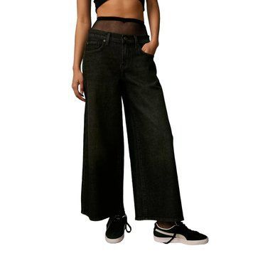 Джинси BDG Joey A-Line Cropped Wide-Leg Jean Black