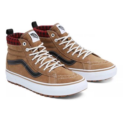 Кеди Vans Sk8-Hi MTE-1 Plaid Brown Black