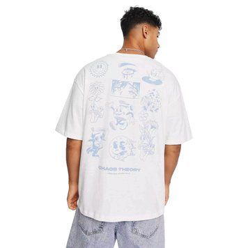 Футболка Jack & Jones Originals oversized t-shirt back print white