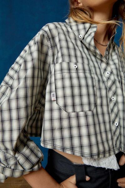 Сорочка BDG Corey Cropped Button-Down Shirt
