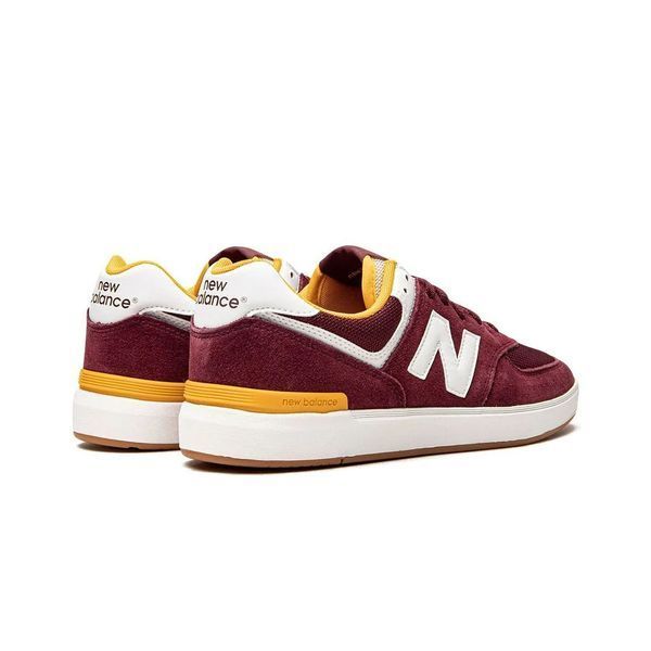 Кеди New Balance All Coasts 574 Burgundy White