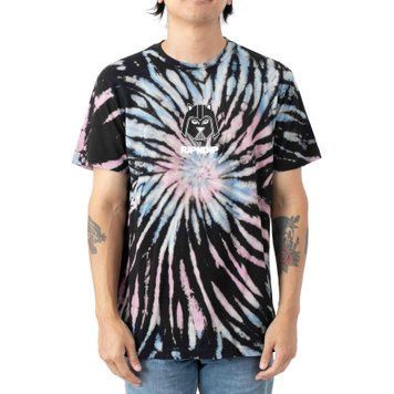 Футболка RIPNDIP Far Far Away T-Shirt Black Pink Blue Spiral Dye