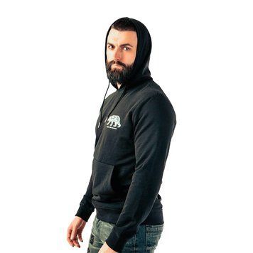 Худі Atom Search Of A Grizzly Hoodie Black 0000470 фото