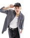 Сорочка Asos Design denim overshirt double pockets washed black