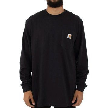 Лонгслів Carhartt LS Workwear Pocket Shirt Black