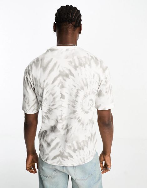 Футболка Adpt oversized t-shirt white tie-dye
