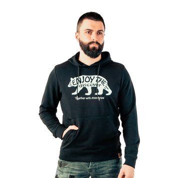 Худі Atom Discovery Hoodie Black 0000471 фото