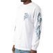 Лонгслів Primitive Dirty P Chrome Flames LS Shirt White