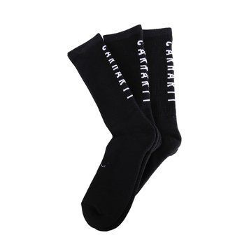 Шкарпетки (набір) Carhartt Force Midweight Logo Crew Socks 3 Pack Black