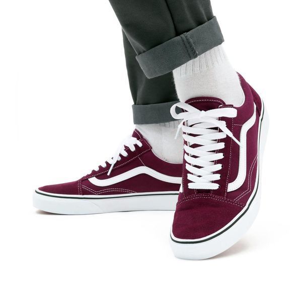 Кеди Vans Old Skool Grape Wine True White