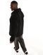 Куртка Asos Design oversized borg shacket black